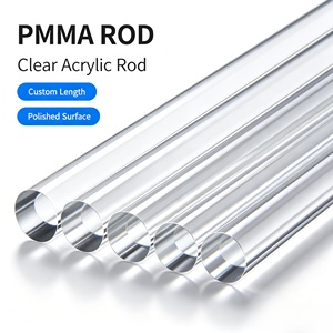 Tubo/Tubería de Acrílico PMMA Transparente, Alta Transparencia, 3mm de Grosor, 104in de Longitud, Tamaño Personalizado, Borde Pulido para Uso Industrial - Product Image 3