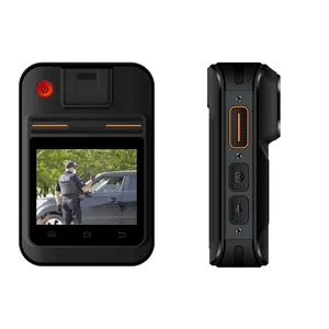 Security 4G LTE Body Worn Camera Portable Compact IR Night Vision wearable body cam live streaming wide angle lens