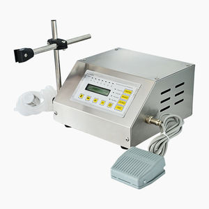 ماكينة تعبئة السوائل بمضخة كهربائية ، جهاز تحكم رقمي نصف أوتوماتيكي ، صغيرة من الطاولة - Product Image 1