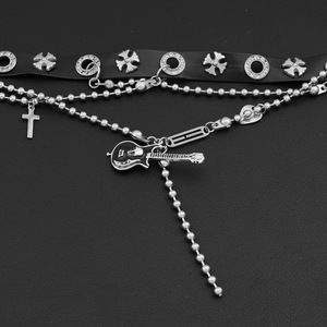 Nouveau Collier Chaîne Tendance 2026 en Acier Titane Style Gothique Punk Sombre pour Homme – Bijou de Clavicule au Design Simple et Très Vendu - Product Image 5