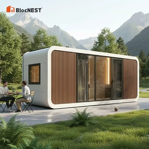 Cabina Prefabbricata Mobile ad Alta Resistenza, Casa Modulare Compatta Adatta per <span class=keywords><strong>Hotel</strong></span> e Aree Panoramiche - Product Image 1