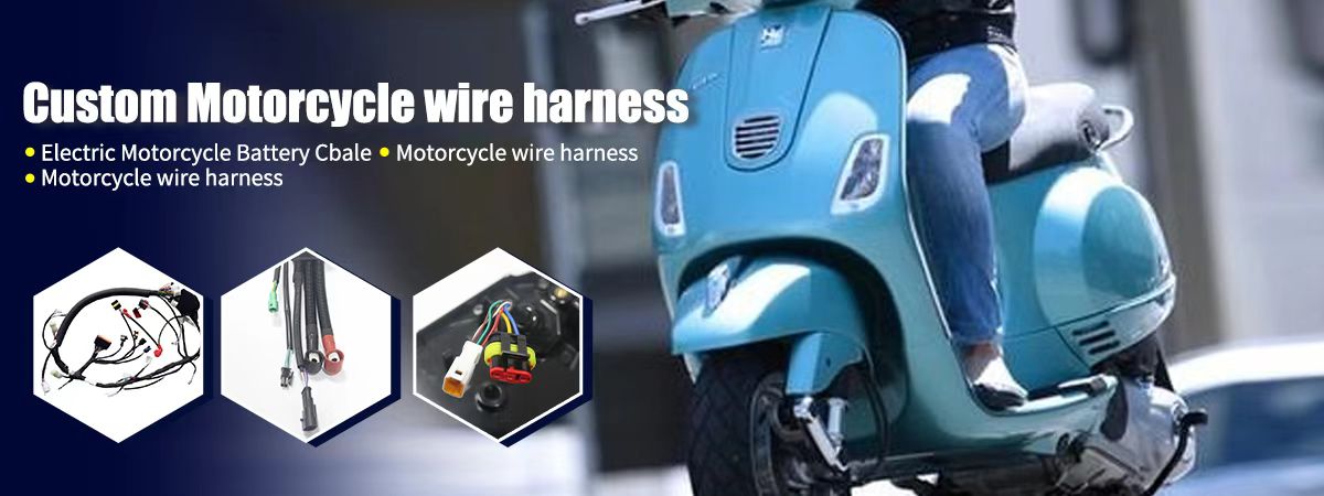 PVC Tube Wiring Harness Electrical Cable Assembly VDE For Motorcycle Automobile