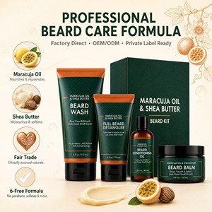 Personalizzare Private Label Natural Organic <span class=keywords><strong>Barba</strong></span> Olio E La <span class=keywords><strong>Barba</strong></span> Grooming <span class=keywords><strong>Kit</strong></span> - Product Image 2