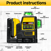 Niveau laser 12 lignes de haute qualité en gros, niveau laser auto-nivelant 360° pour usage industriel et de construction