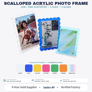 Custom Magnetic Acrylic <strong>Photo</strong> <strong>Frame</strong> with Hidden Stand 3.5x5 4x6 5x7 Custom Colors for Desktop Display OEM - Product Image 1