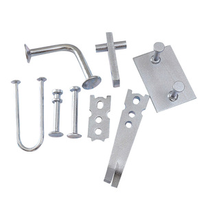 Fijación ajustable M16 Varillas roscadas 80kN Placa base de acero cortada con láser sin soldadura Placa incrustada para construcción de hormigón - Product Image 5