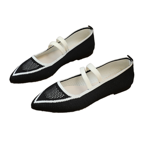 Chaussures plates décontractées grande taille pour femme, style tendance, respirantes, à enfiler, pour l'été et l'automne - Product Image 2