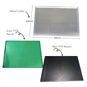 Bandeja <span class=keywords><strong>de</strong></span> Horno Industrial Antiadherente <span class=keywords><strong>de</strong></span> PTFE <span class=keywords><strong>de</strong></span> 1.5mm <span class=keywords><strong>de</strong></span> Alta Resistencia, Perforada, Plana, <span class=keywords><strong>de</strong></span> 800*600mm, Verde, para Uso Comercial - Product Image 5