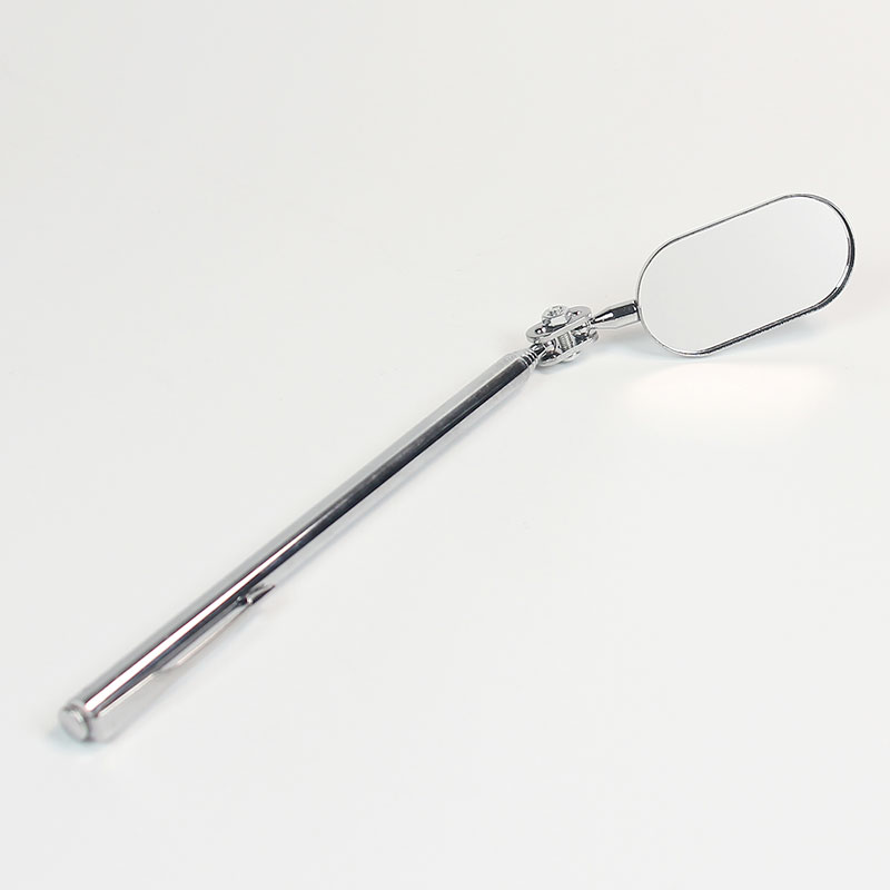 Best Selling 25 mm x 50 mm Oval Inspection Mirror Telescoping Extendable Stainless Steel Portable Under Vehicle Searching