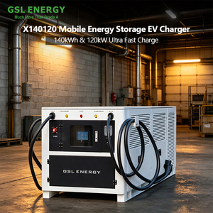 สถานีชาร์จรถยนต์ไฟฟ้าแบบพกพา GSL ENERGY 140kWh แบตเตอรี่ลิเธียมไอออน ชาร์จเร็ว สำหรับธุรกิจ B2B รุ่น X140120 แบบพกพา - Product Image 1