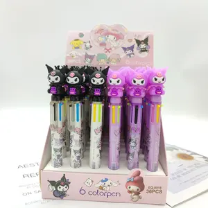 High quality Drop Shipping Students School Stationery 36pcs Kawaii Sanrioed 0.5mm Neutral Pen Anime Melody Kuromi Pen