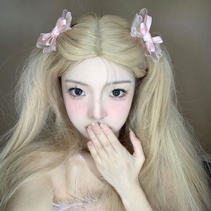 Sweet Creamy Pink <b>Bow</b> Hair <b>Clip</b>, Sweet and Soft Girl Hair <b>Clip</b>, Hairpin, Girlish Hair Accessory - Product Image 2