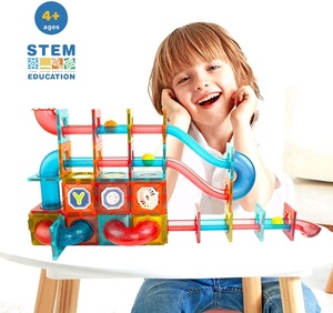 110 PCS Magnete Marble Run Veloce Piastrelle Pista Magnetica Blocchi di Costruzione Giocattoli STELO Kit di Apprendimento per le Ragazze Dei Ragazzi - Product Image 5