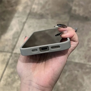 Sang Trọng <span class=keywords><strong>Grey</strong></span> Frosted Magnetic Trường Hợp Điện Thoại Cho <span class=keywords><strong>Iphone</strong></span> 17 Pro Max 16 Pro 15 14 13 12 11 Không Dây Sạc Matte Chống Sốc Bìa - Product Image 5