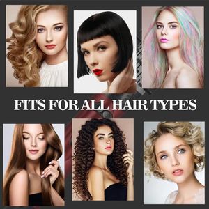 Nouvelle brosse sèche-cheveux anti-brûlure 2026 avec 3 réglages de chaleur pour tous les types de cheveux, brosse sèche-cheveux ionique pour un coiffage sûr - Product Image 2