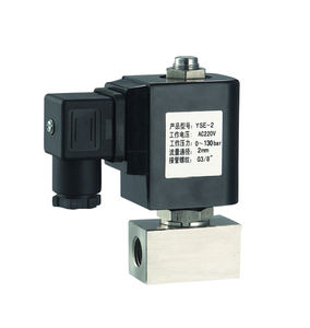 Válvula solenoide electromagnética de alta presión y baja potencia IP65 AC230V de acero inoxidable de 1/4 '3/8' - Product Image 1