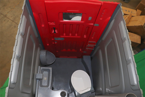 Porte-toilette Portable en plastique, pour salle de bain extérieure, Camping, toilettes, vente directe, usine chinoise, faible coût d'expédition - Product Image 4