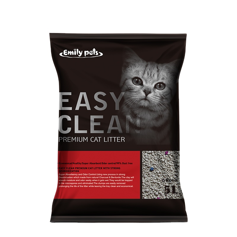 oem clay biodegradable cat clean sand pellets litter natural bentonite scented cat litter clumping