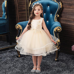 Vente en gros à bas prix robes de soirée d'enfants de fille de fleur de princesse de boutique de style américain du fournisseur de la Chine - Product Image 1