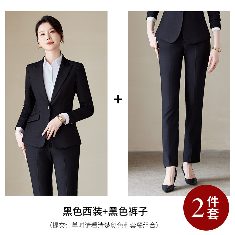 Black suit pants