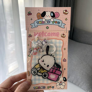 Llaveros Acrílicos de Pochacco, Adornos para Teléfono, Kawaii Sanrio, Cadenas para iPhone, Accesorios al por Mayor - Product Image 4