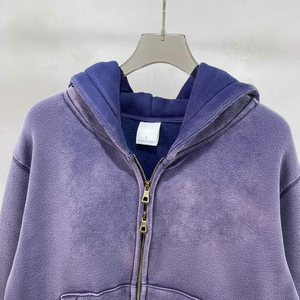 เสื้อฮู้ดพิมพ์ลายแบบมีซิปรูดซักได้สไตล์ฝรั่งเศส - Product Image 1