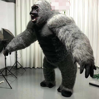 Costume de mascotte de gorille gonflable Funtoys Ape 2,6 m Costume de mascotte King Kong Cosplay Mascotte Thème Déguisement Carnaval