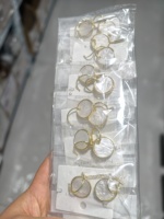 Nouvelles Boucles d'Oreilles Tendance Géométriques Asymétriques à Pampilles et Ailes en Zircon, Design Minimaliste avec un Style Haut de Gamme, Clous d'Oreilles