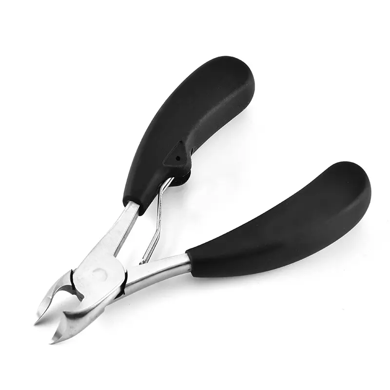 Cortador de unhas profissional, ferramenta para pedicure, lâmina curvada afiada em forma de olecranon, aparador para unhas grossas e encravadas