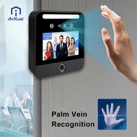 Terminal de reconnaissance faciale PVR par veine palmaire avec empreinte digitale et RFID pour programme de repas scolaires, fonction 4G, mémoire et Wi-Fi