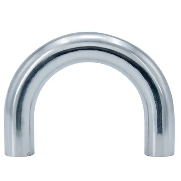 304 Sanitary Stainless Steel U Type Welding Bends 180 Degree Elbow For Pipe Fitting