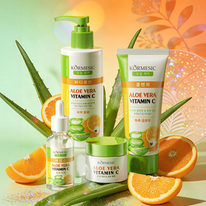 KORMESIC - Set de Cuidado Facial y Corporal Blanqueador e Hidratante con Aloe y Vitamina C, Productos Suaves para el Rejuvenecimiento de la Piel - Product Image 1