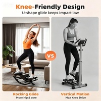 Appareil de fitness silencieux à pédale rotative pour la taille et les jambes, usage domestique, brûle-graisse, amincissant, directement de l'usine