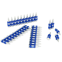 Clavos para Concreto Agrupados 3/4"-1-1/2" (19-38mm) |   Clavos de Gas/Pólvora en Tira de Plástico para Paredes de Hormigón y Acero
