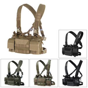 Harnais de poitrine réglable Artex X avec pochettes tactiques pour chargeurs 5.56 7.62, équipement MOLLE pour la chasse, l'entraînement et les activités de plein air - Product Image 3