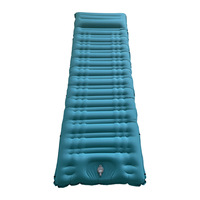 Matelas de camping ultra léger en TPU et nylon, imperméable et durable, avec pompe de gonflage intégrée, matelas gonflable compact pour le camping