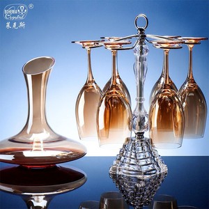 Bohemia Crystal Red Wine <b>Glass</b> Set 301-400ml Dishwasher Safe Household Crystal Glassware - Product Image 3