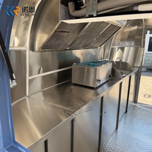 Rimorchio per Alimenti in Acciaio Inox, Rimorchio per Caffè e Bevande con Layout Personalizzato per Attività di Caffetteria Mobile - Product Image 3