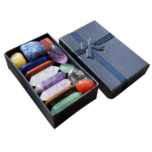 Creatividad fertilidad estética curación energía 7 chakra piedra cruda vela y cristal pantalla ansiedad para regalo conjunto protección amor - Product Image 4