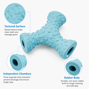 Jouet de puzzle pour <span class=keywords><strong>chien</strong></span> en caoutchouc à trois faces, pour la distribution de croquettes et les activités de mastication quotidiennes à la maison - Product Image 3