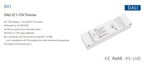 SKYDANCE <span class=keywords><strong>DV1</strong></span> DALI a 0-10V /1-10V 1 canal Dimmer - Product Image 2
