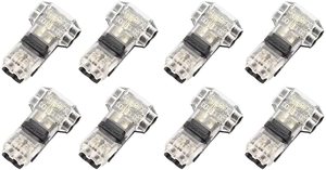 נמוך מתח אוניברסלי קומפקטי חוט T ברז מהיר אחוי מחברים 18-22AWG חוט חשמל חיבור עצמי הפשטה - Product Image 2