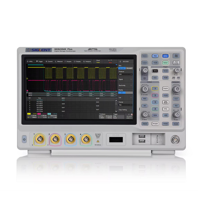 Latest Technology 350MHz 4-Channel Oscilloscope with 200Mpts Memory Depth and 120,000wfm/s Waveform Capture Rate