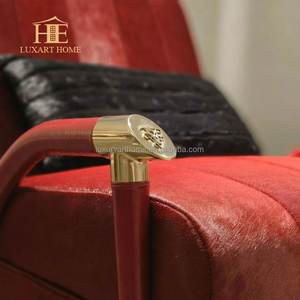 Salon de luxe italien <span class=keywords><strong>fauteuil</strong></span> <span class=keywords><strong>relax</strong></span> <span class=keywords><strong>en</strong></span> <span class=keywords><strong>cuir</strong></span> véritable crin <span class=keywords><strong>rouge</strong></span> <span class=keywords><strong>fauteuil</strong></span> d'appoint moderne de luxe - Product Image 5