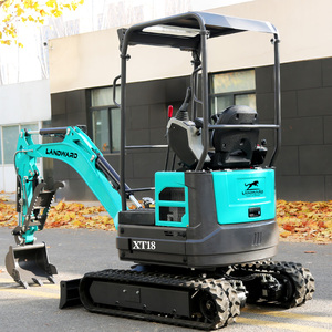 Mini-excavatrice multifonctionnelle de 1,8 tonne, excavatrice sur chenilles hydraulique, homologuée CE, 1800 kg, utilisation en extérieur, faible entretien, livraison gratuite - Product Image 2