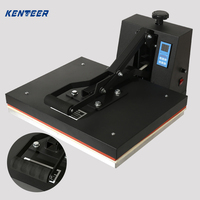 Mesin cetak kaus 38x38CM tekanan tinggi pencetak sublimasi mesin tekanan panas mesin pres panas dengan Printer