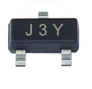 Transistor NPN <span class=keywords><strong>S8050</strong></span> <span class=keywords><strong>J3Y</strong></span> d'origine, marquage <span class=keywords><strong>J3Y</strong></span>, Silicium Épitaxial Planaire, 25V, SMD, 3 Broches, Triode BJT - Product Image 1