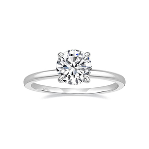 CANNER 1.5 Carat S925 <b>Sterling</b> <b>Silver</b> <b>Engagement</b> <b>Ring</b> CZ Wedding Promise <b>Rings</b> for Women - Product Image 1