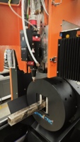 Machine de découpe laser fibre CNC pour tubes, logiciel de nesting Fangling, machine de traitement de tuyaux métalliques de 6 m