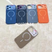Étui de téléphone magnétique antichoc avec couvercle coulissant pour appareil photo, coque robuste en TPU, protection anti-rayures